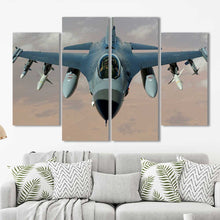 Jet Fighter Airforce Military Framed Canvas Home Decor Wall Art Multiple Choices 1 3 4 5 Panels