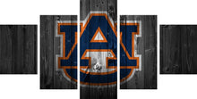 Auburn Tigers Barnwood Style Canvas - The Force Gallery