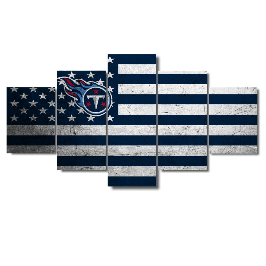 Tennessee Titans Football Flag