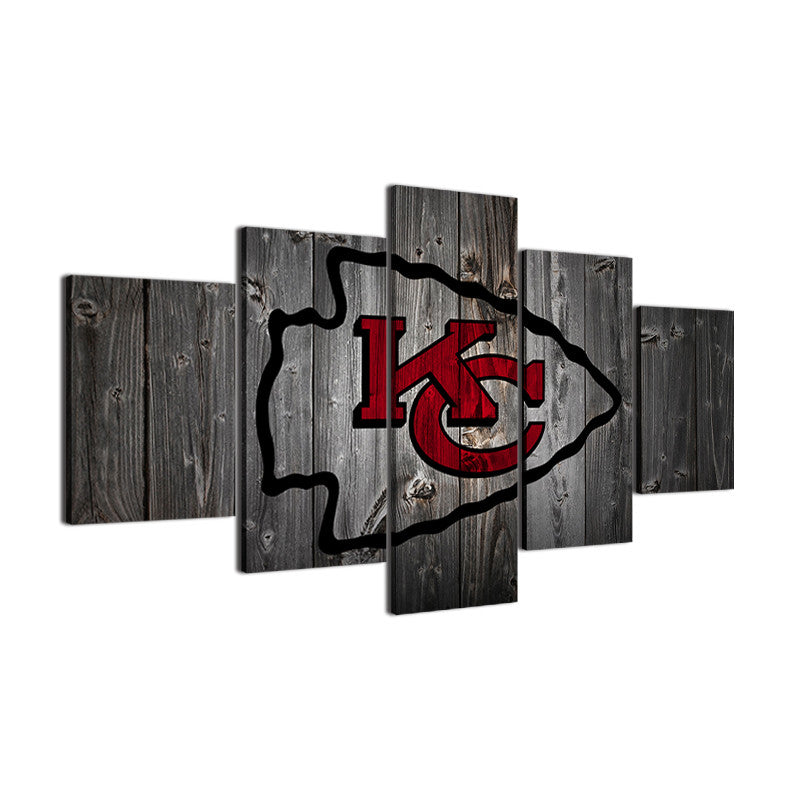 KANSAS CITY CHIEFS VINTAGE STYLE RETRO HARDBOARD WOOD SIGN 11X17 QUALITY  