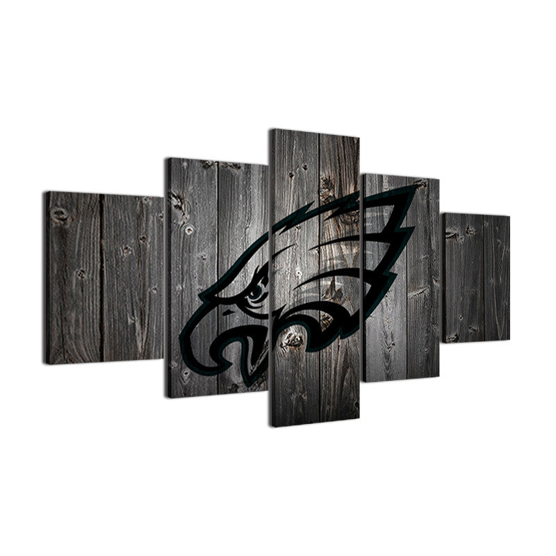 Philadelphia Eagles Barnwood-Style Wall Print - Unique Decor For