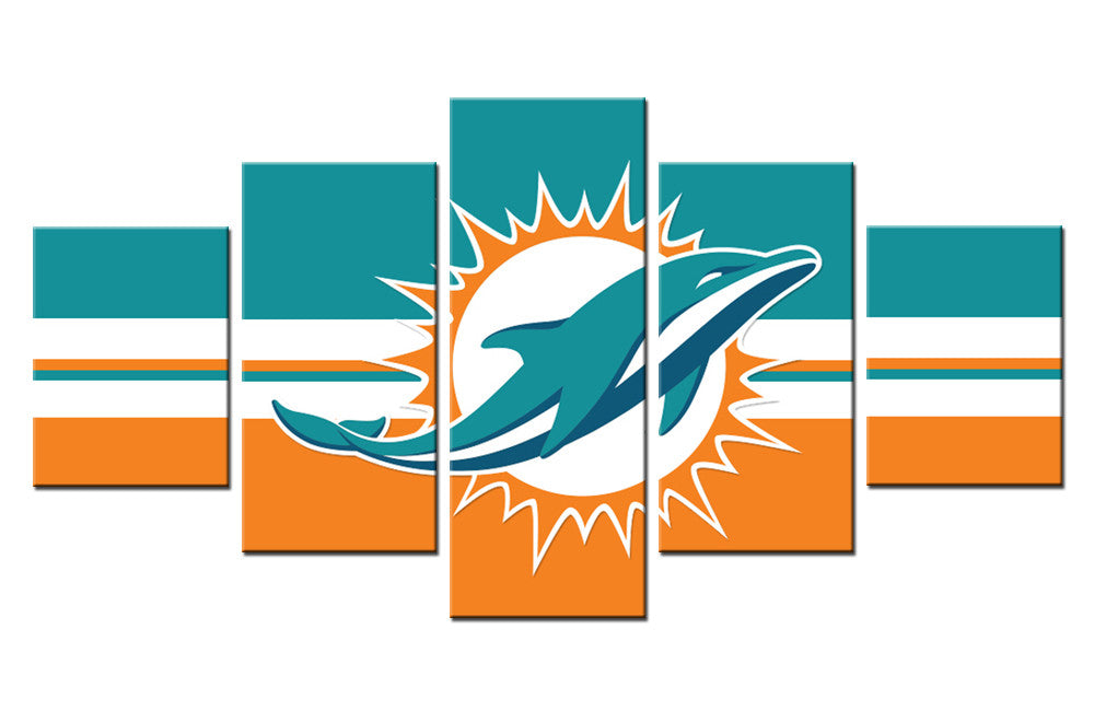 Miami Dolphins Wall Print - Support Your Favorite Football Team