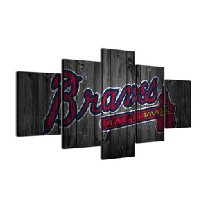 Atlanta Braves Baseball Canvas - The Force Gallery