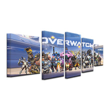 Overwatch Video Game Canvas Five Piece Wall Art Home Decor - The Force Gallery