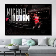 Michael Jordan Framed Canvas Home Decor Wall Art Multiple Choices 1 3 4 5 Panels (Copy)