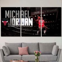 Michael Jordan Framed Canvas Home Decor Wall Art Multiple Choices 1 3 4 5 Panels (Copy)