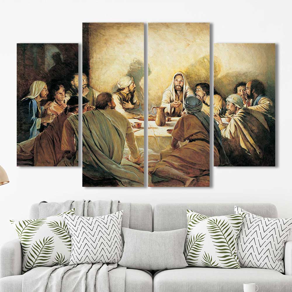 Jesus Last Supper Metal Wall Art, Christian Home Decor | Yedwo – YEDWO