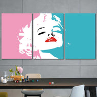 Abstract Marilyn Monroe Framed Canvas Home Decor Wall Art Multiple Choices 1 3 4 5 Panels