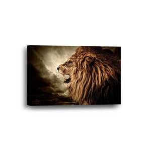 Lion Roar Framed Canvas Home Decor Wall Art Multiple Choices 1 3 4 5 Panels
