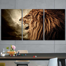 Lion Roar Framed Canvas Home Decor Wall Art Multiple Choices 1 3 4 5 Panels