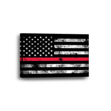 American Flag Firefighter Rugged Framed Canvas Home Decor Wall Art Multiple Choices 1 3 4 5 Panels