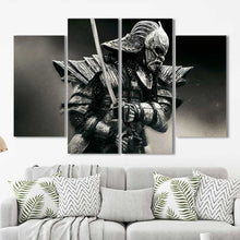 Samurai Warrior Framed Canvas Home Decor Wall Art Multiple Choices 1 3 4 5 Panels