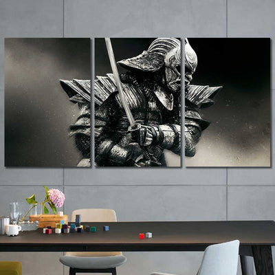 Samurai Warrior Framed Canvas Home Decor Wall Art Multiple Choices 1 3 4 5 Panels