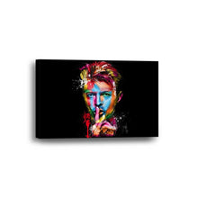 David Bowie Singer Framed Canvas Home Decor Wall Art Multiple Choices 1 3 4 5 Panels