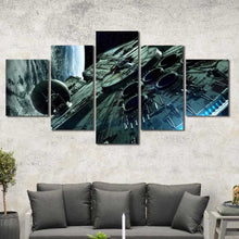 Millennium Falcon Space Star Wars Framed Canvas Home Decor Wall Art Multiple Choices 1 3 4 5 Panels