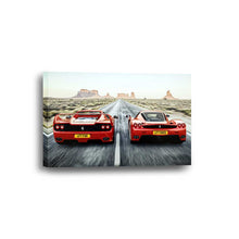 Ferrari Sports Car Framed Canvas Home Decor Wall Art Multiple Choices 1 3 4 5 Panels