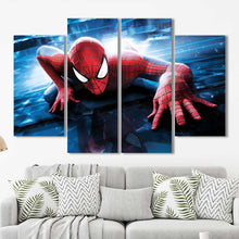 Spiderman Boys Room Framed Canvas Home Decor Wall Art Multiple Choices 1 3 4 5 Panels