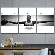 Wings Collection - Framed Canvas Home Decor Wall Art Multiple Choices 1 3 4 5 Panels