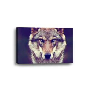 Lone Wolf Framed Canvas Home Decor Wall Art Multiple Choices 1 3 4 5 Panels