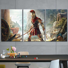 Roman Centurion Soldier Warrior Framed Canvas Home Decor Wall Art Multiple Choices 1 3 4 5 Panels