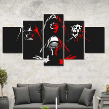 Darth Vader Maul Emperor Kylo Ren Star Wars Framed Canvas Home Decor Wall Art Multiple Choices 1 3 4 5 Panels