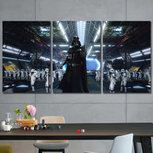 Darth Vader Stormtroopers Framed Canvas Home Decor Wall Art Multiple Choices 1 3 4 5 Panels