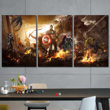 Captain America Avengers Framed Canvas Home Decor Wall Art Multiple Choices 1 3 4 5 Panels