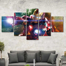 Iron Man Avengers Framed Canvas Home Decor Wall Art Multiple Choices 1 3 4 5 Panels