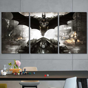 Batman DC Comics Batmobile Framed Canvas Home Decor Wall Art Multiple Choices 1 3 4 5 Panels