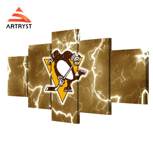 Pittsburgh Penguins Framed Hockey Canvas - The Force Gallery