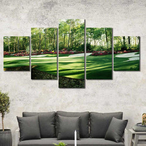 Augusta Masters Golf Framed Canvas Home Decor Wall Art Multiple Choices 1 3 4 5 Panels