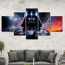 Darth Vader Star Wars Framed Canvas Home Decor Wall Art Multiple Choices 1 3 4 5 Panels