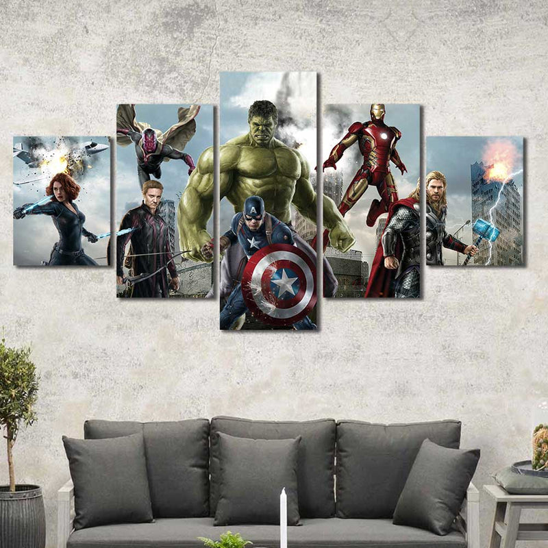 Selling Limited Numbered Marvel Comics New Avengers #1 Canvas Wall Art 87/99 COA