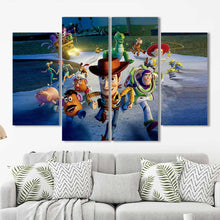 Toy Story Woody Pixar Framed Canvas Home Decor Wall Art Multiple Choices 1 3 4 5 Panels