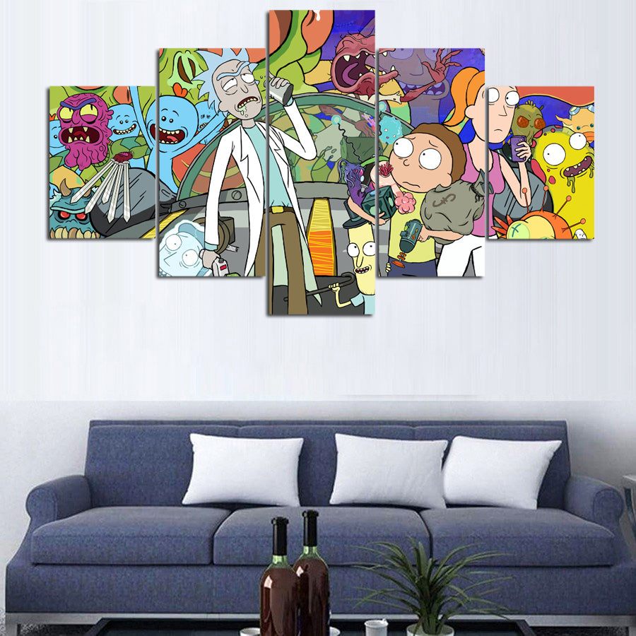 Rick And Morty Wall Print Perfect For Any Room! The Force Gallery
