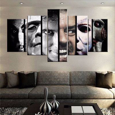 Faces of Horror Halloween Canvas - The Force Gallery