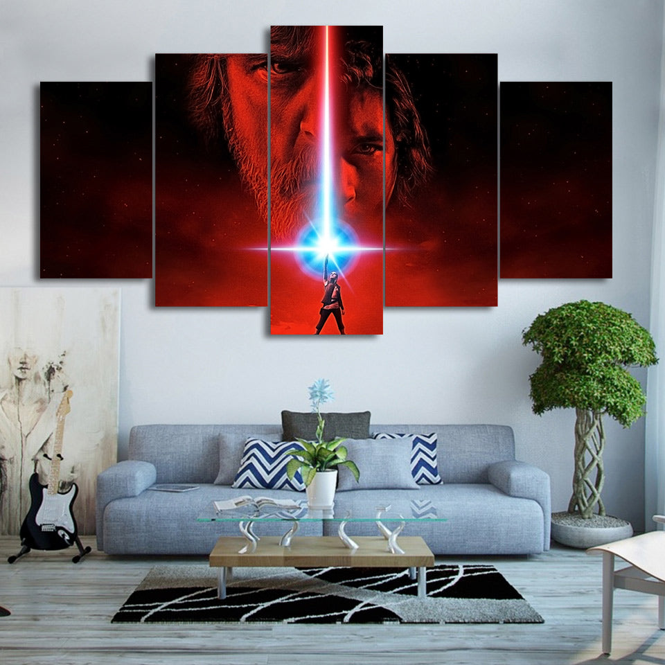 Star Wars The Last Jedi Luke Skywalker Canvas - The Force Gallery