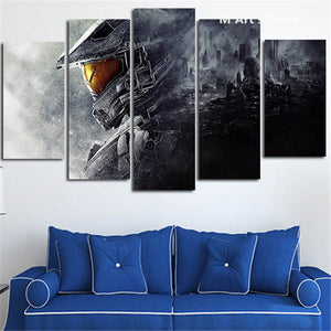 Halo Video Game Canvas Wall Art Five Piece – The Force Gallery