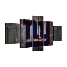 New York Giants Football Barnwood Style Canvas - The Force Gallery
