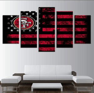 San Francisco 49ers Football Flag - The Force Gallery