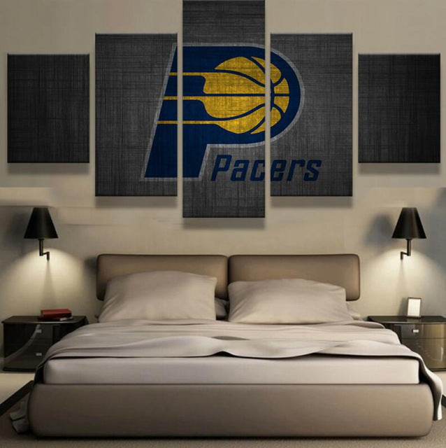 Indiana Pacers Wall Canvas - Support Your Favorite Basketball Team ...