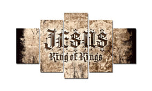 Jesus King of Kings Five Piece Canvas Home Decor - The Force Gallery