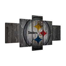 Pittsburgh Steelers Football Canvas Barnwood Style - The Force Gallery