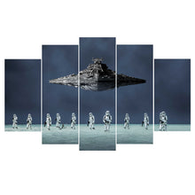 Star Wars Stormtroopers Star Destroyer Five Piece Canvas Wall Art Home Decor - The Force Gallery