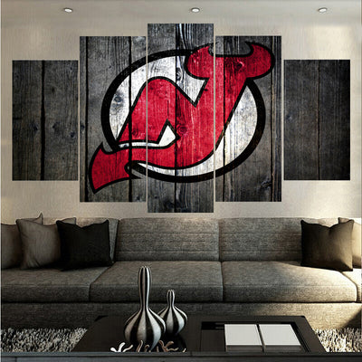 New Jersey Devils Hockey Canvas - The Force Gallery