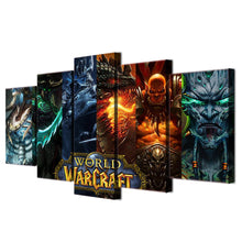 World of Warcraft Fantasy Characters Five Piece Canvas - The Force Gallery