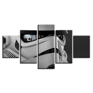 Stormtrooper Reflection Five Piece Canvas - The Force Gallery