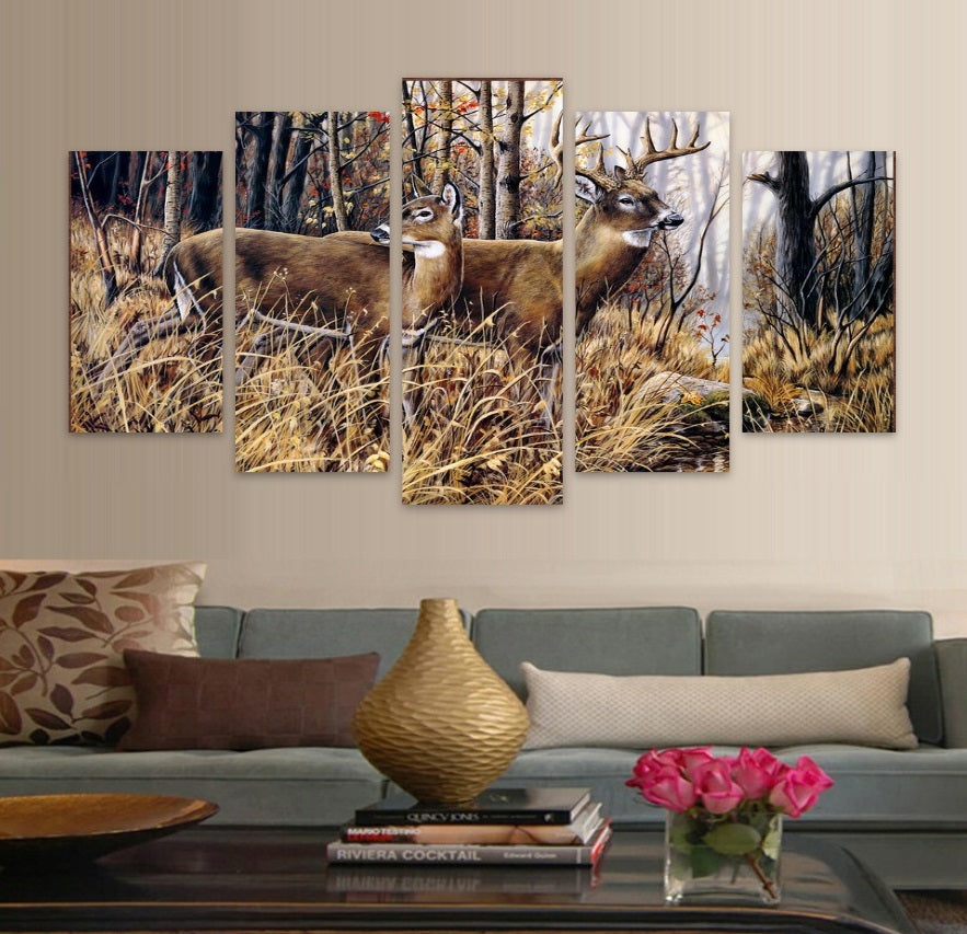 Wildlife Wall Print - This Buck And Doe Will Look Great On Your Wall ...