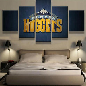 Denver Nuggets Basketball Canvas - The Force Gallery