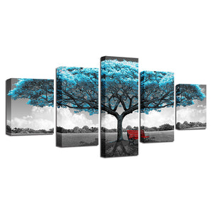 Blue Tree Nature Canvas - The Force Gallery
